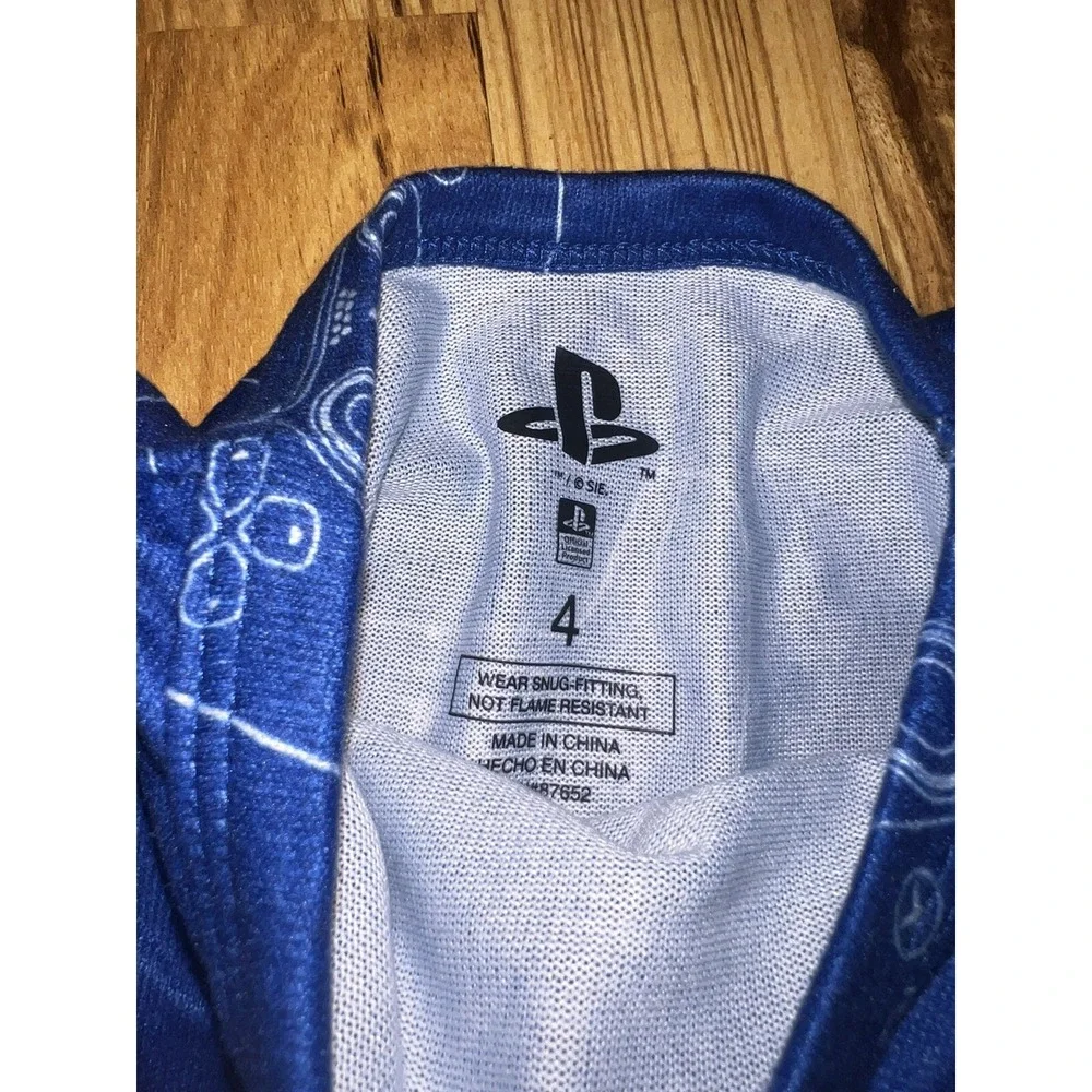 Hot‎ Wheels Sony Playstation Carter's Yeti Boy's Pajama's PJ Sz 4 4T Lot Of 3